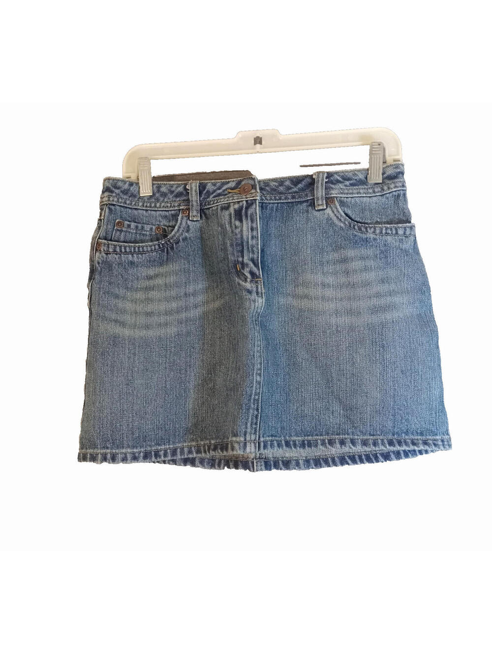 Dorothy Perkins Y2K Mini Skirt Womens Teens Size 10 Blue Denim Jean 5 Pocket